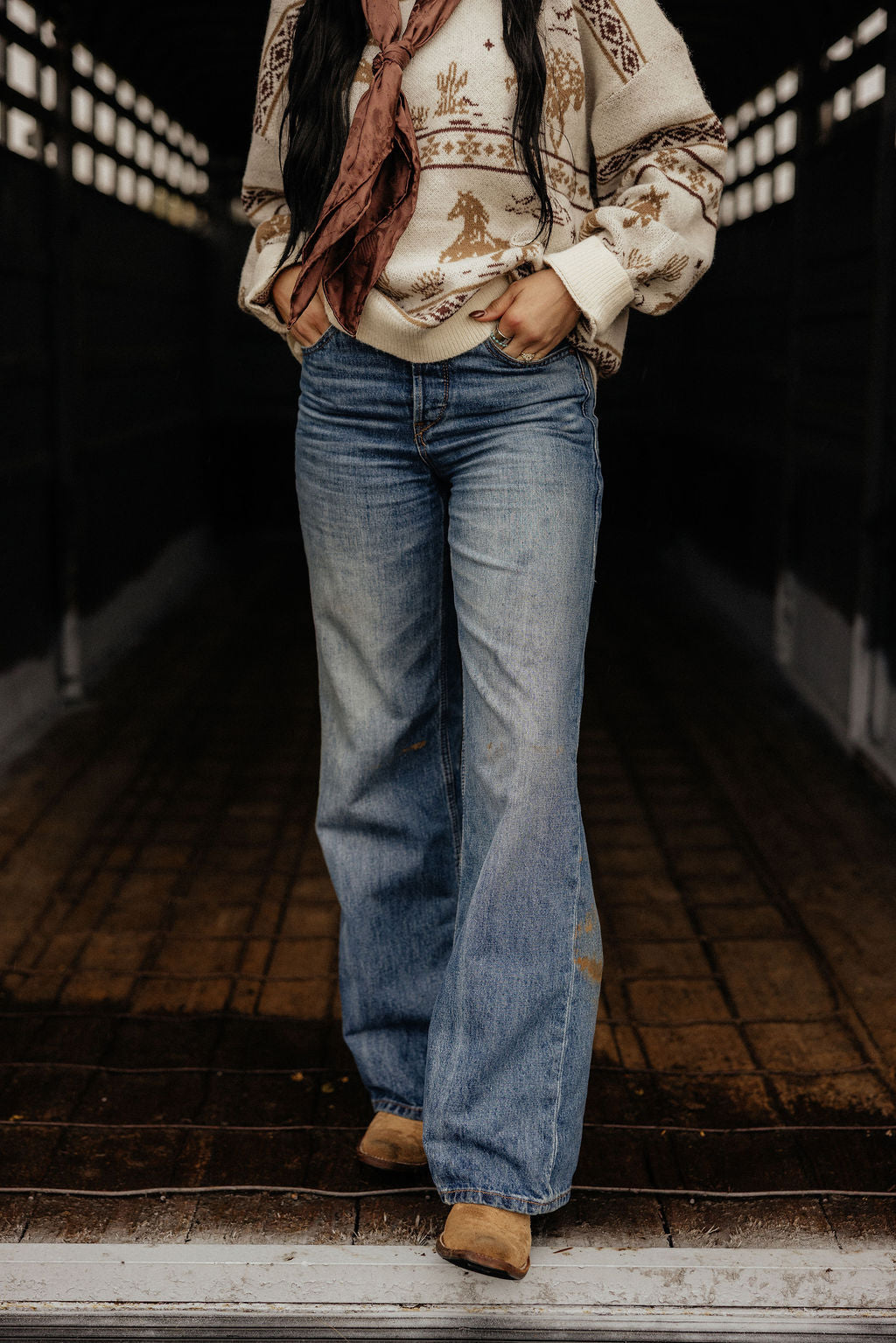ARIAT: The Moana Wide Leg Jean