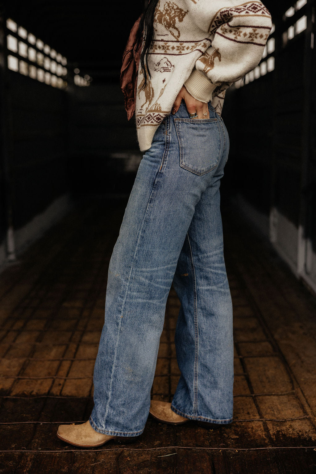ARIAT: The Moana Wide Leg Jean