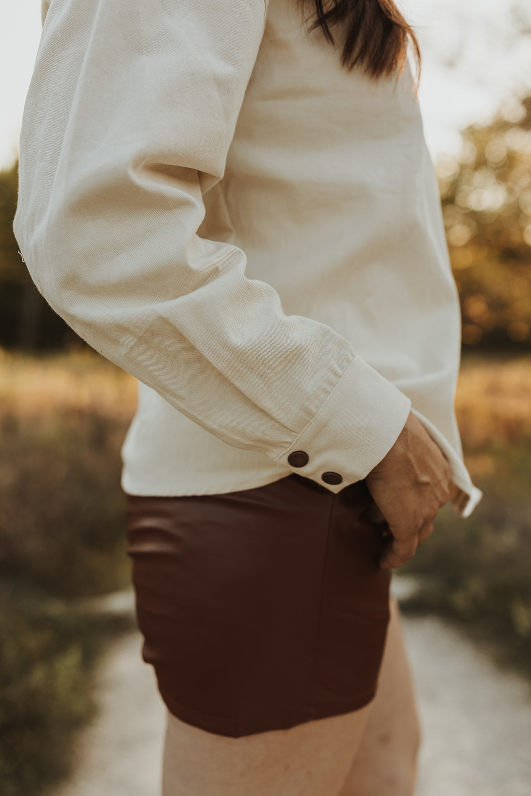 The Renner Leather Shorts