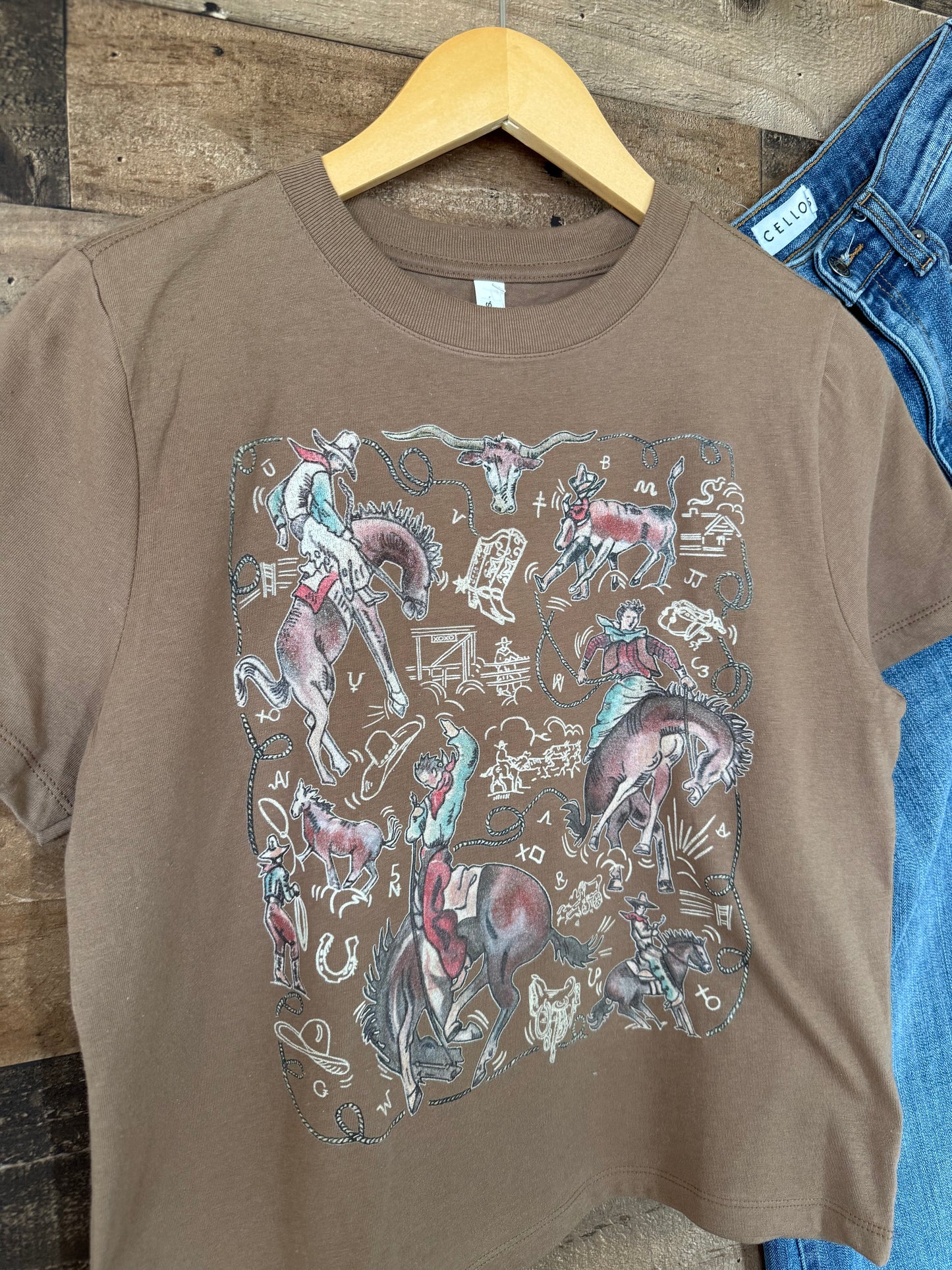 The Ride Em Boxy Tee