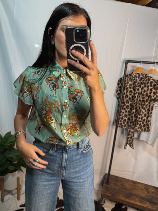 The Howdy Sheer Blouse