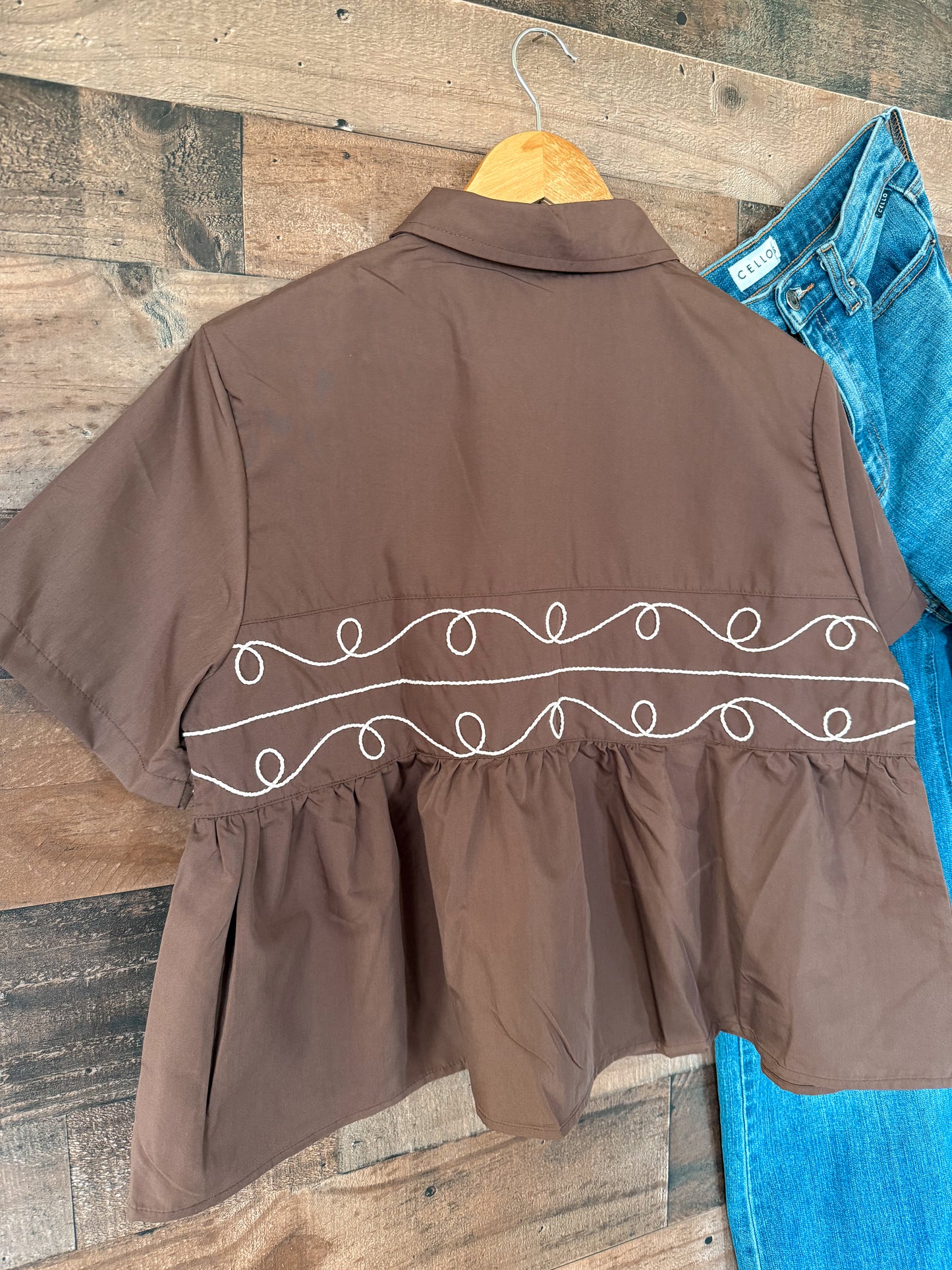 The Chocolate Loopty Blouse