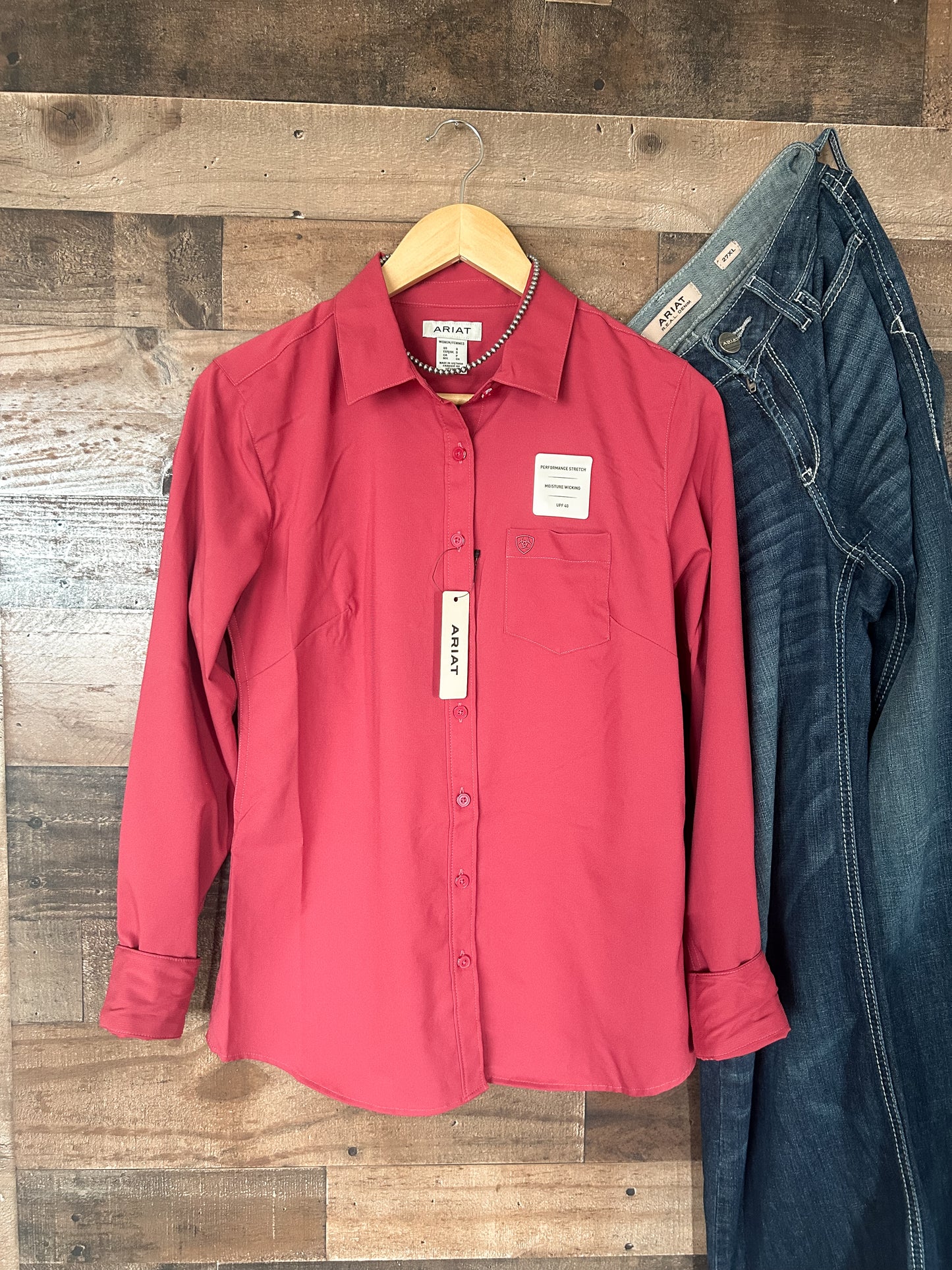 The Kirby Pro Shirt in Red Bud