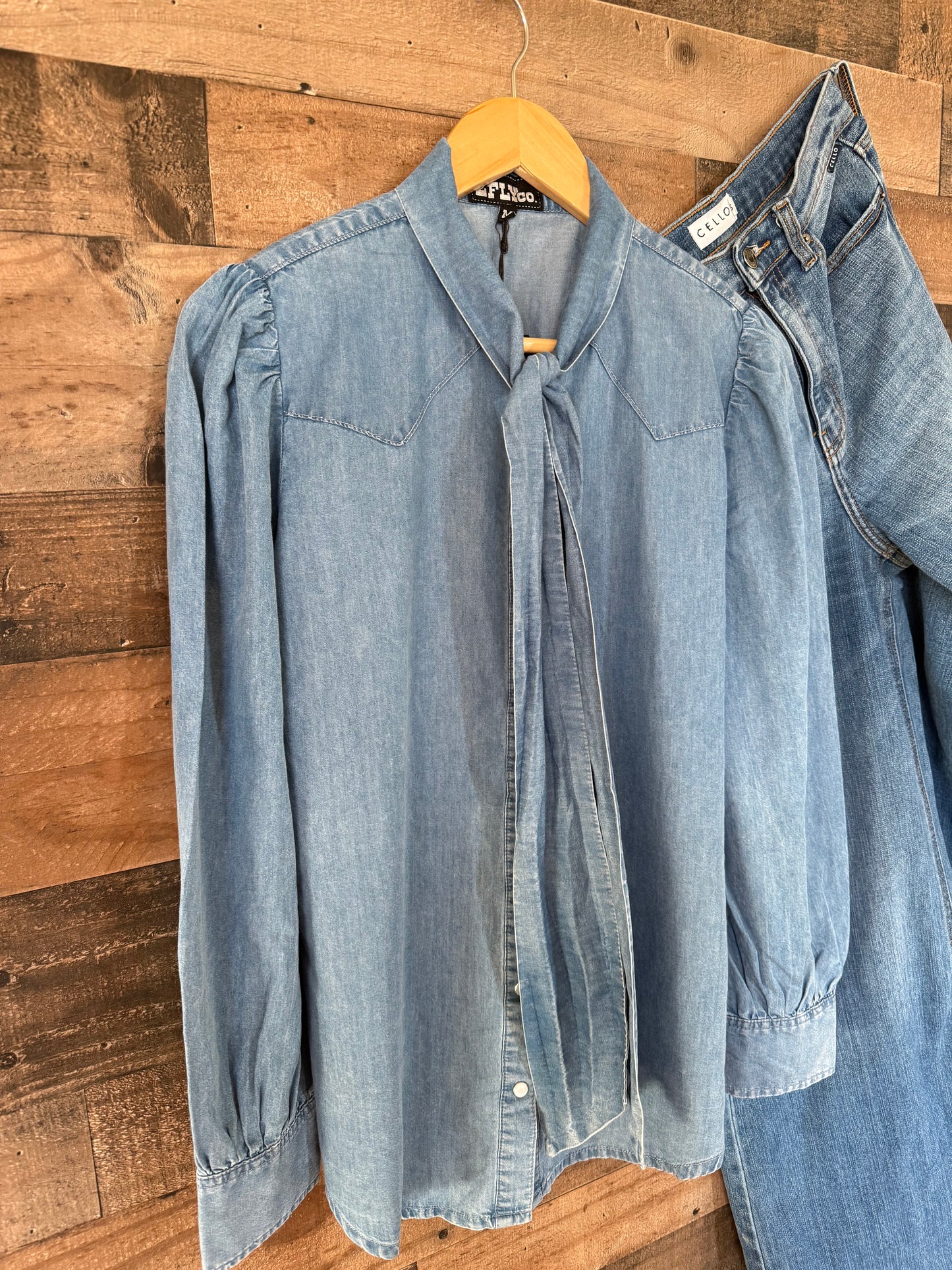 The Cowboy Blues Blouse
