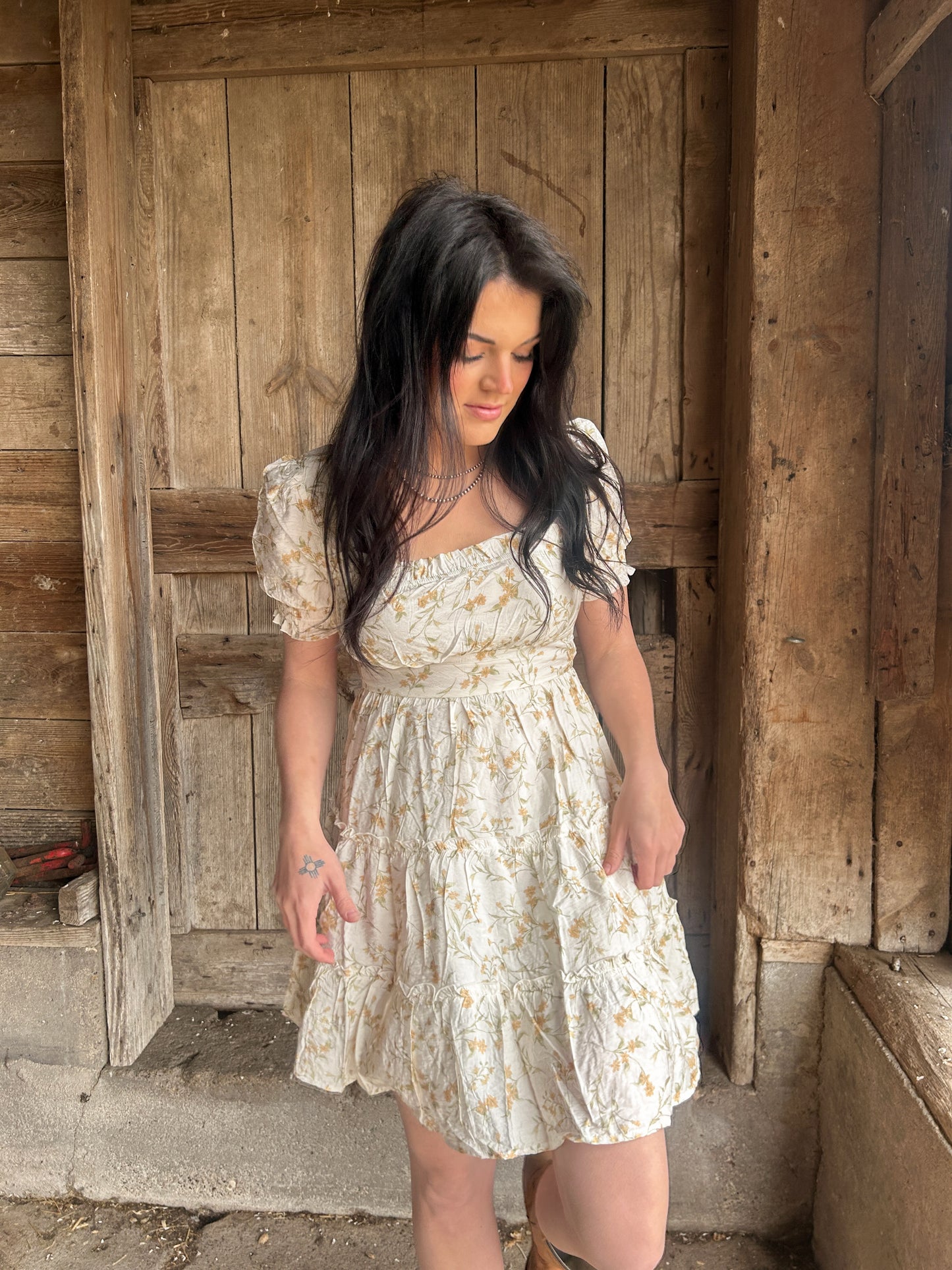 The Golden Mini Dress