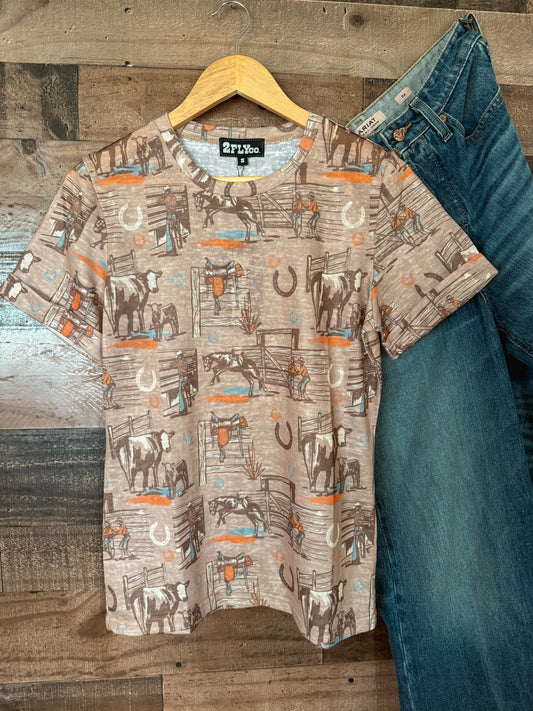 The Sunset Rodeo Tee