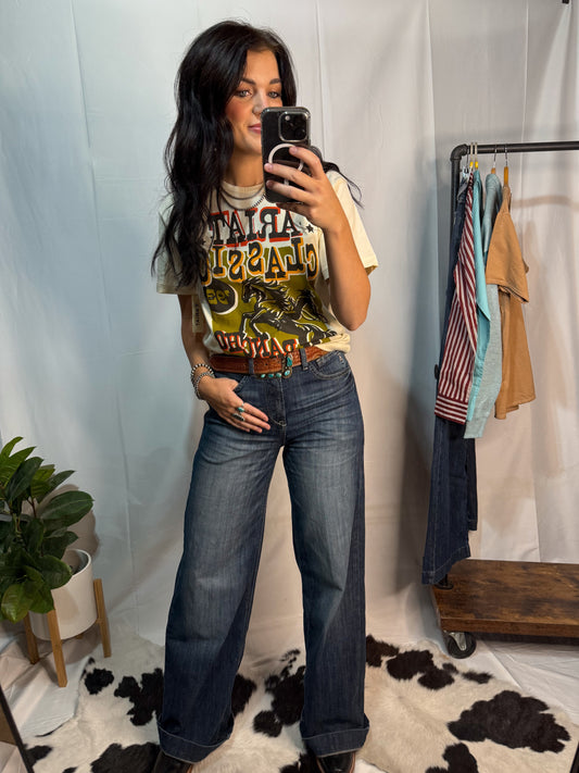 ARIAT: the Rosalie Wide Leg Jeans