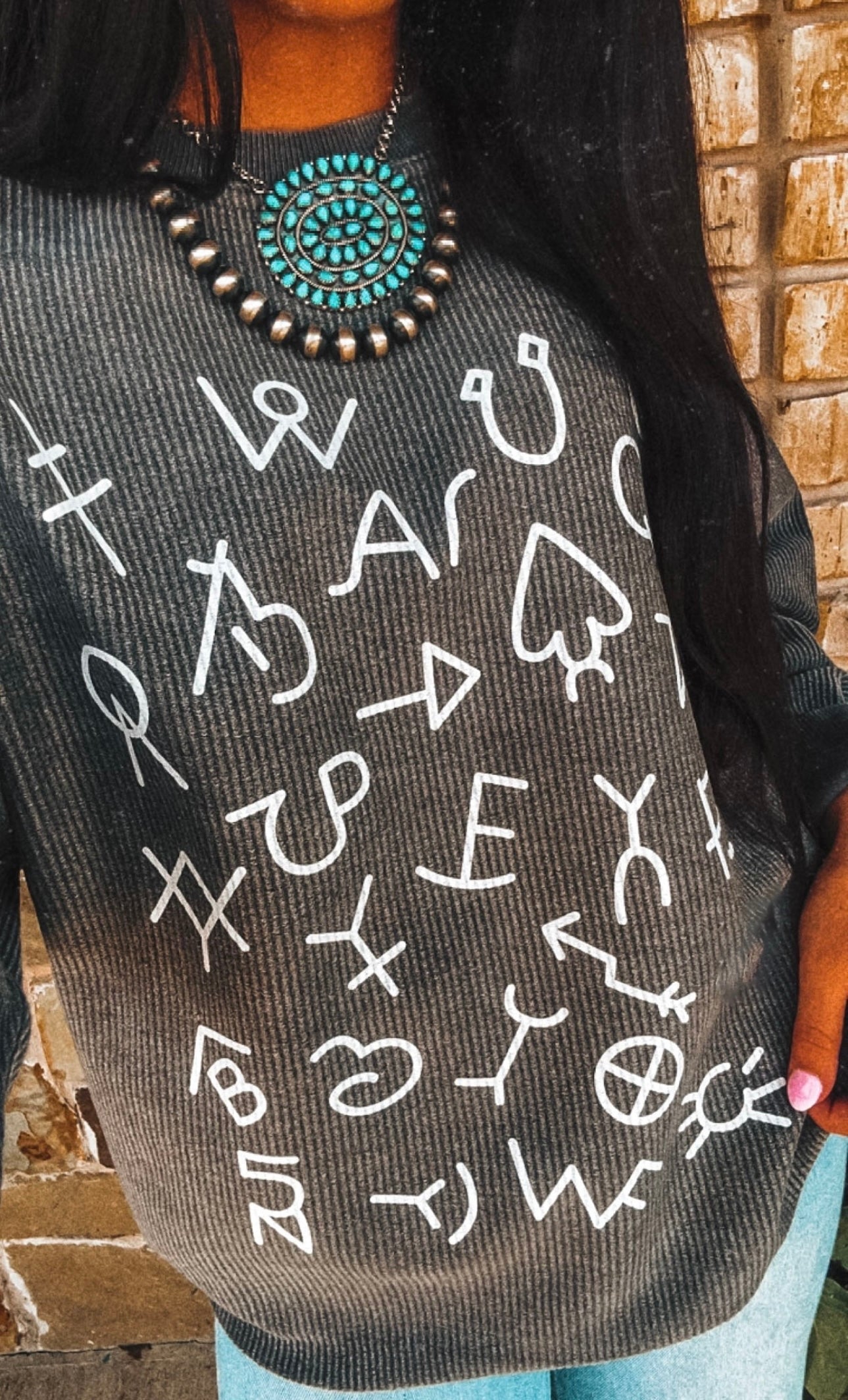 The White Brands Corded Sweatshirt