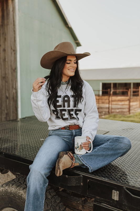 Eat Beef Crewneck