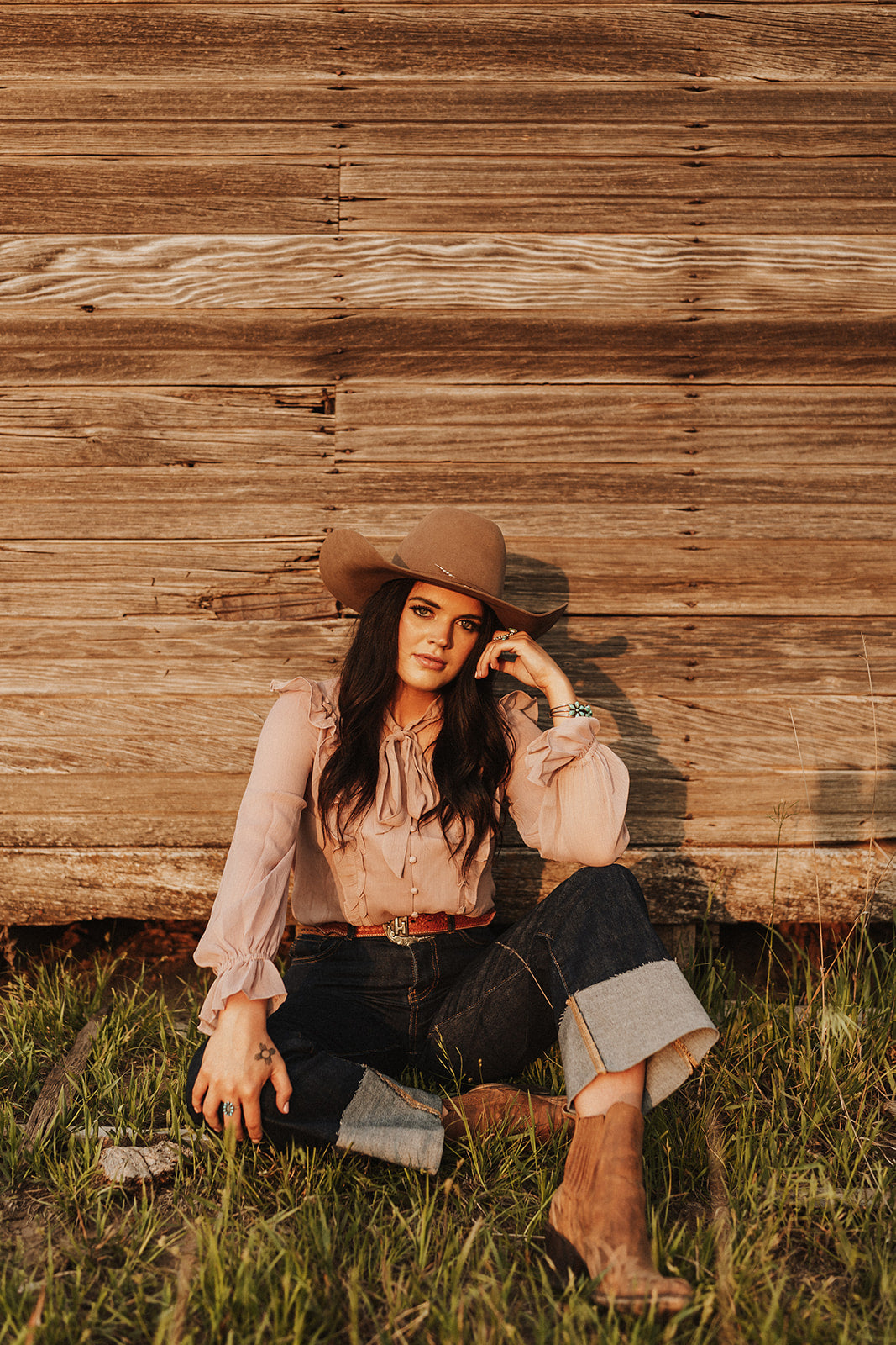 The Lockhart Blouse in Mauve