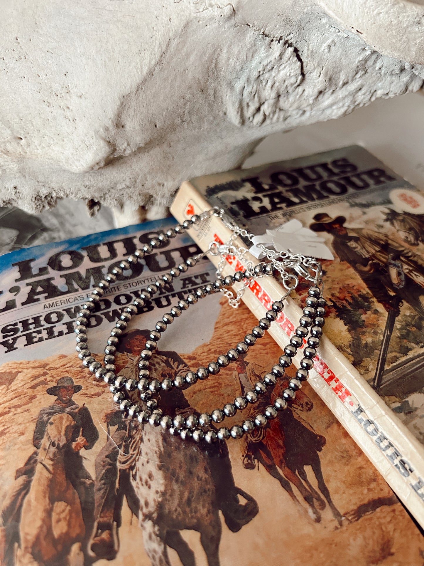 4mm Navajo Pearl Bracelet