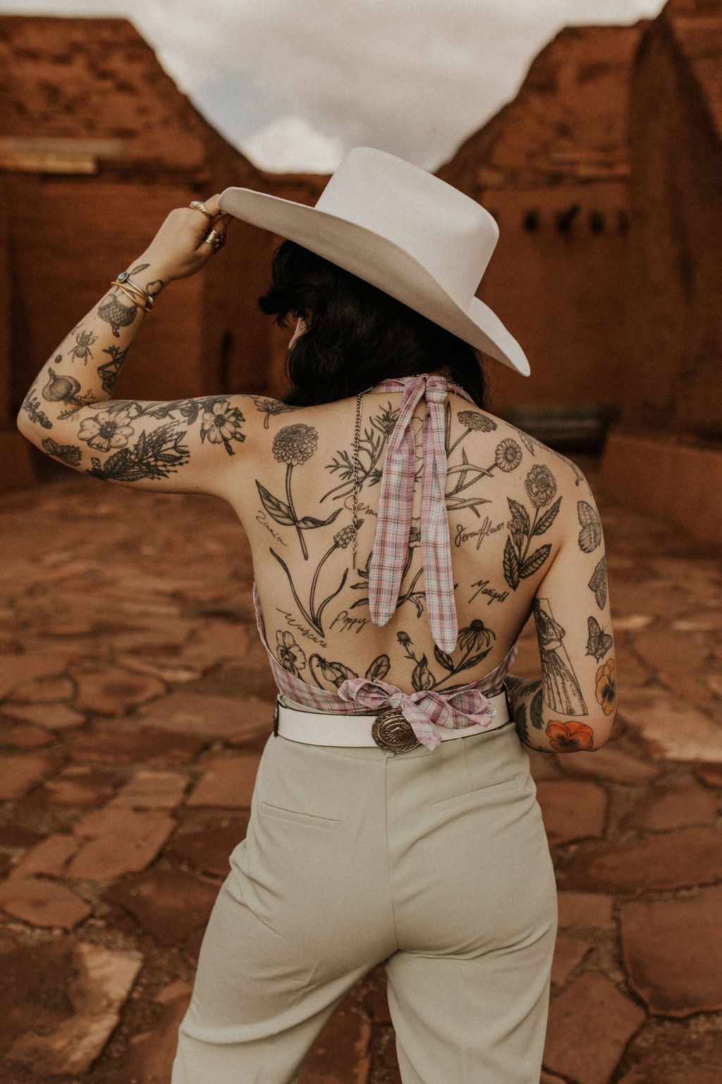 The Ivy Plaid Halter Top