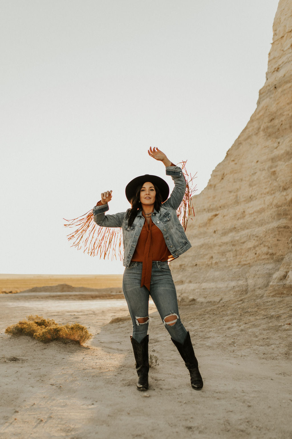 Scully Colorful Fringe Jacket