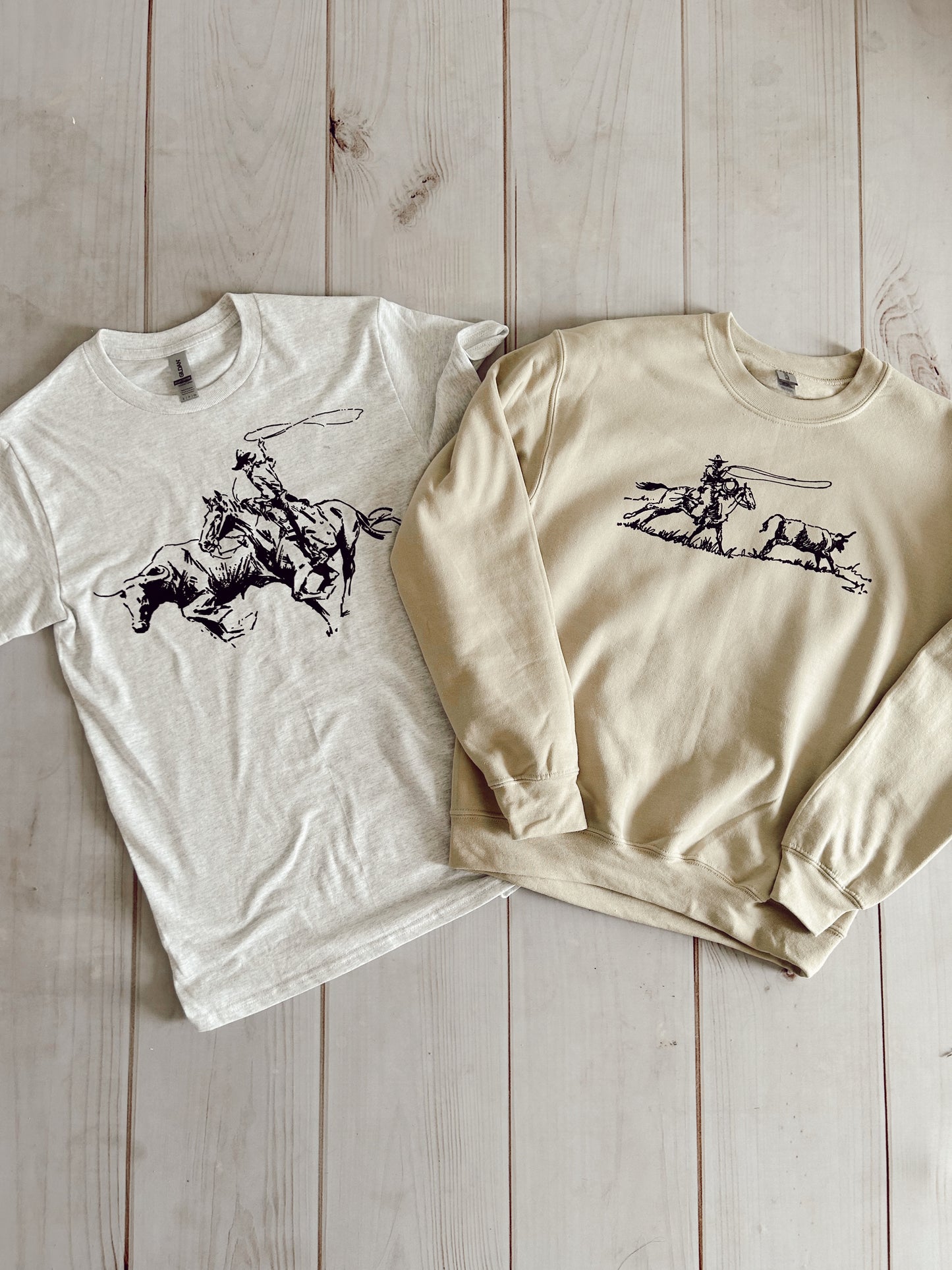 The Cattle Roping Crewneck
