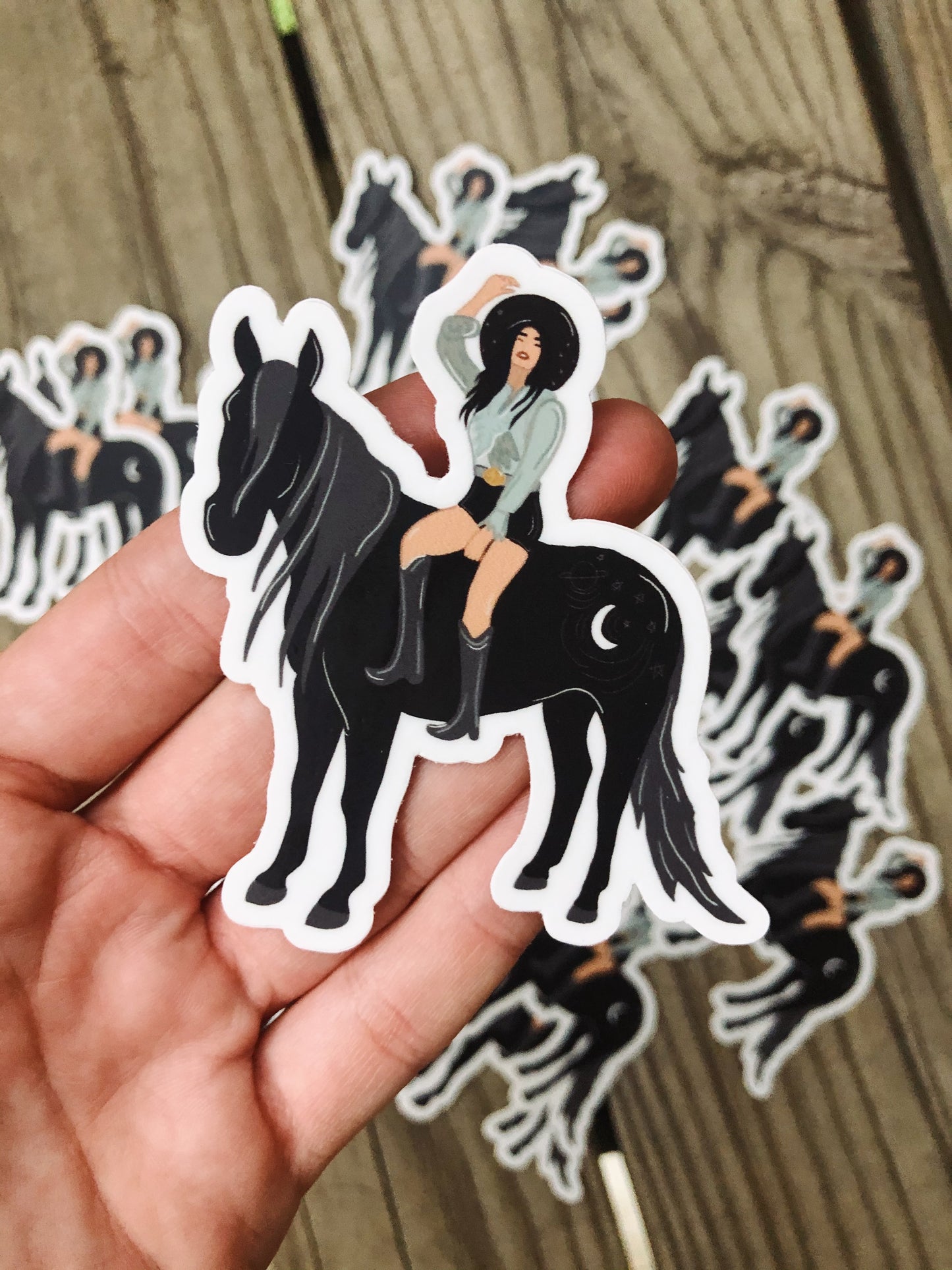 Space Cowgirl Sticker