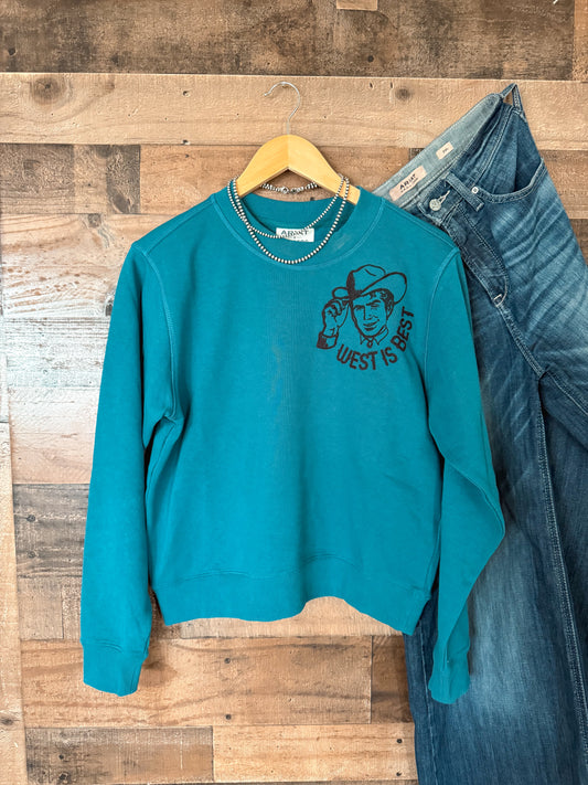 ARIAT x Sendero: the West is Best Crewneck