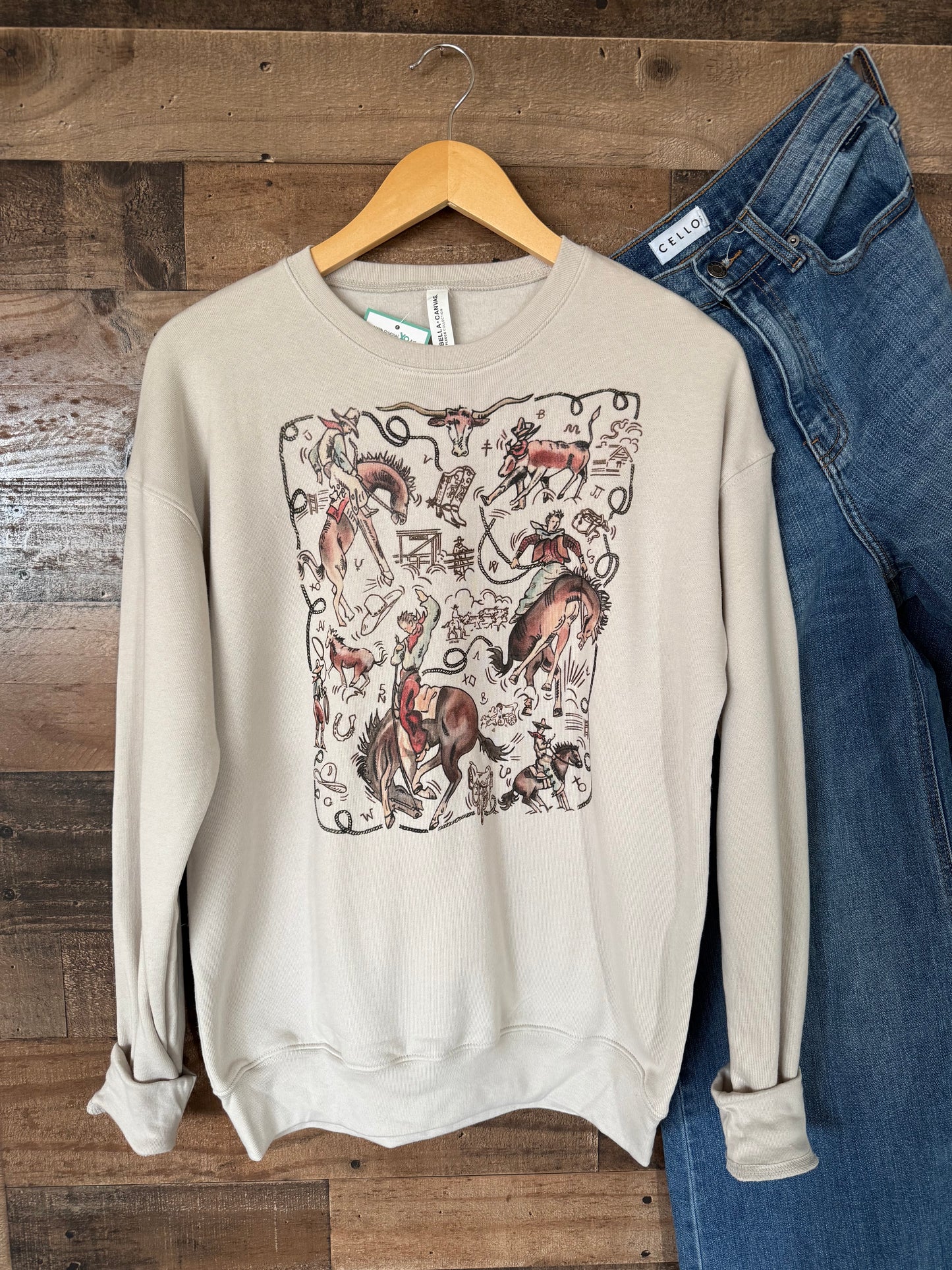 The Ride Em Crewneck