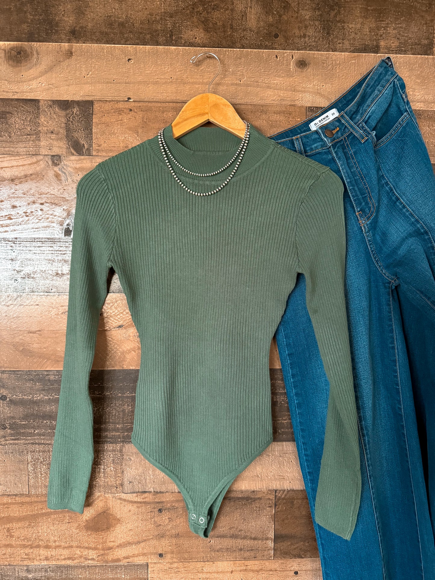 The Hunter Green Bodysuit