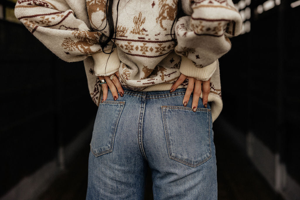 ARIAT: The Moana Wide Leg Jean