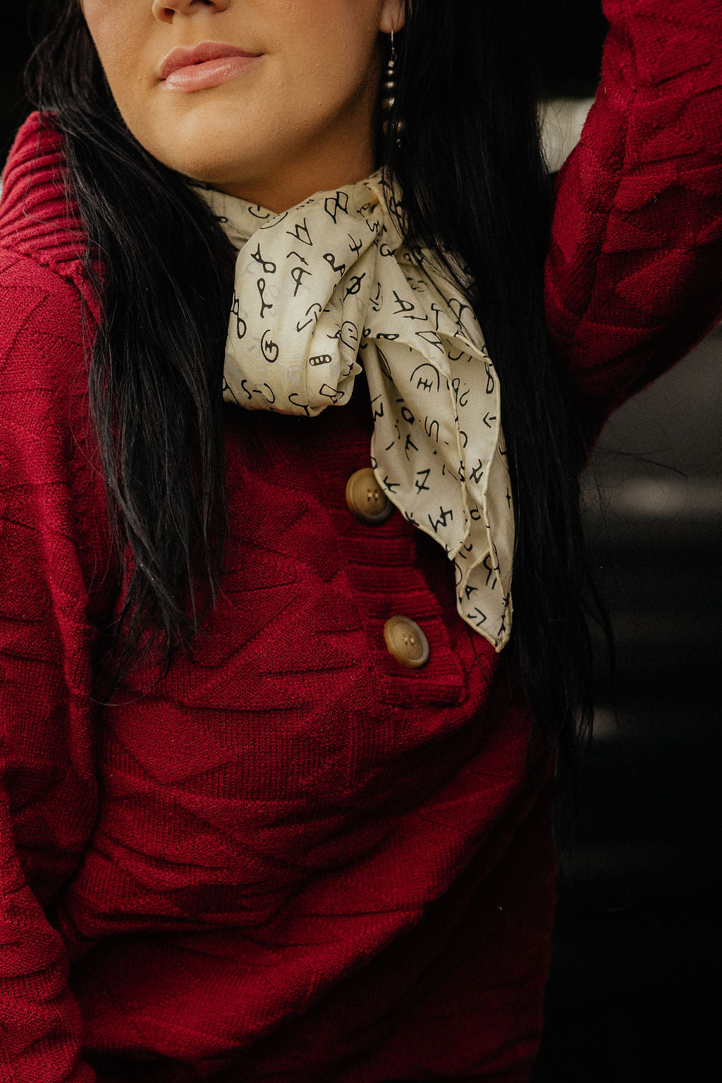The Brand Wild Rag in Ivory – Triple J Ranchwear