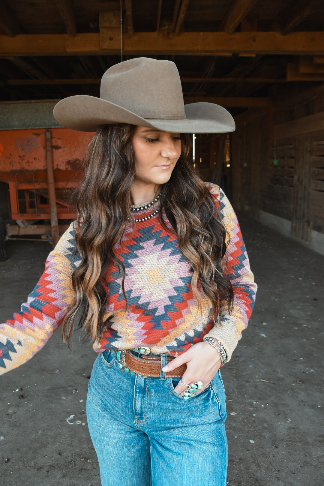 The Barn Quilt Sweater