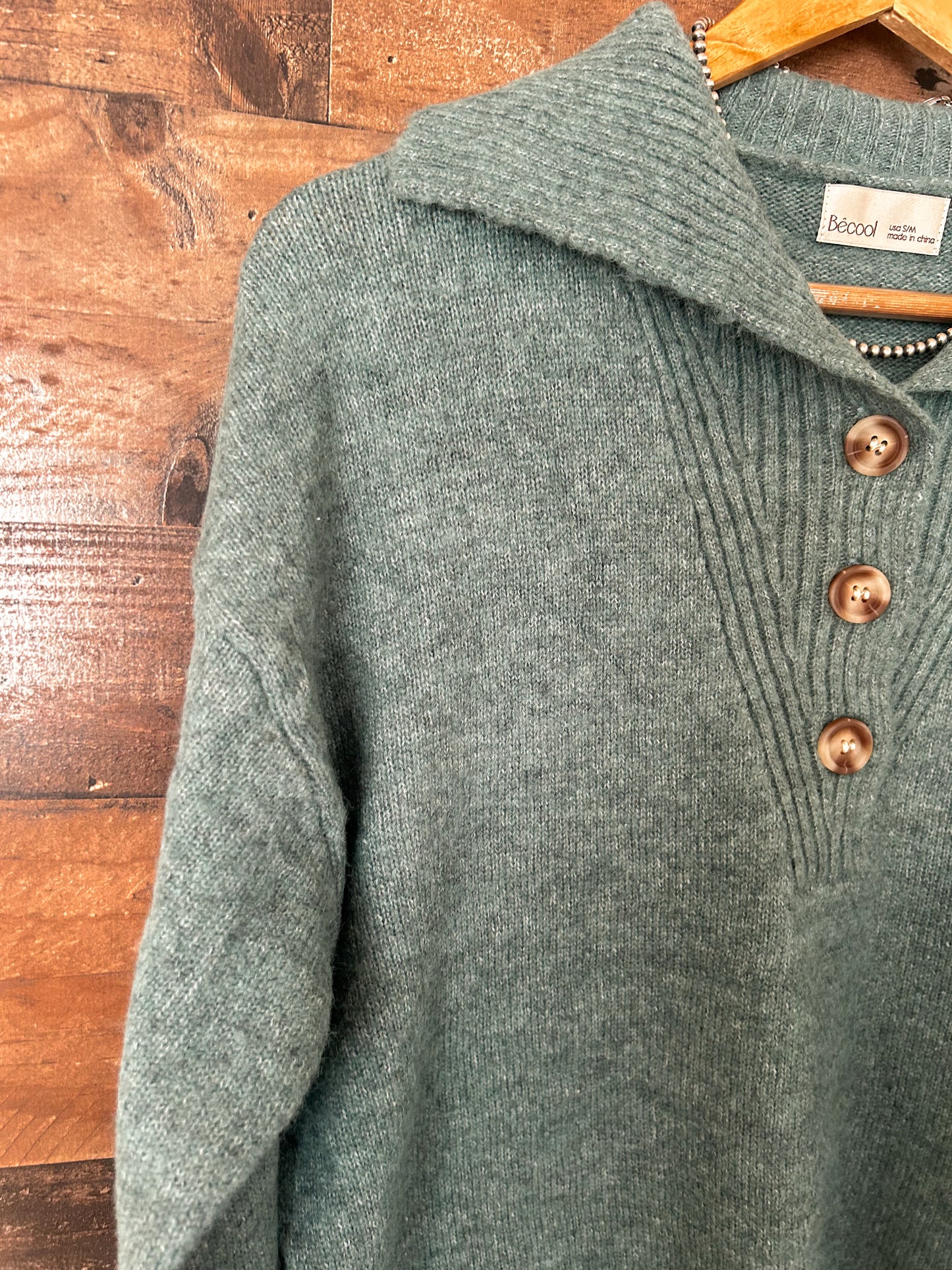 The Leann Pullover in Teal