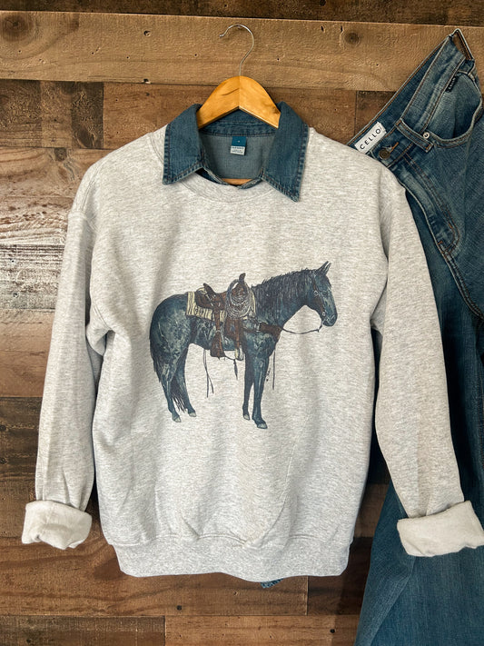 The Blue Roan Crewneck