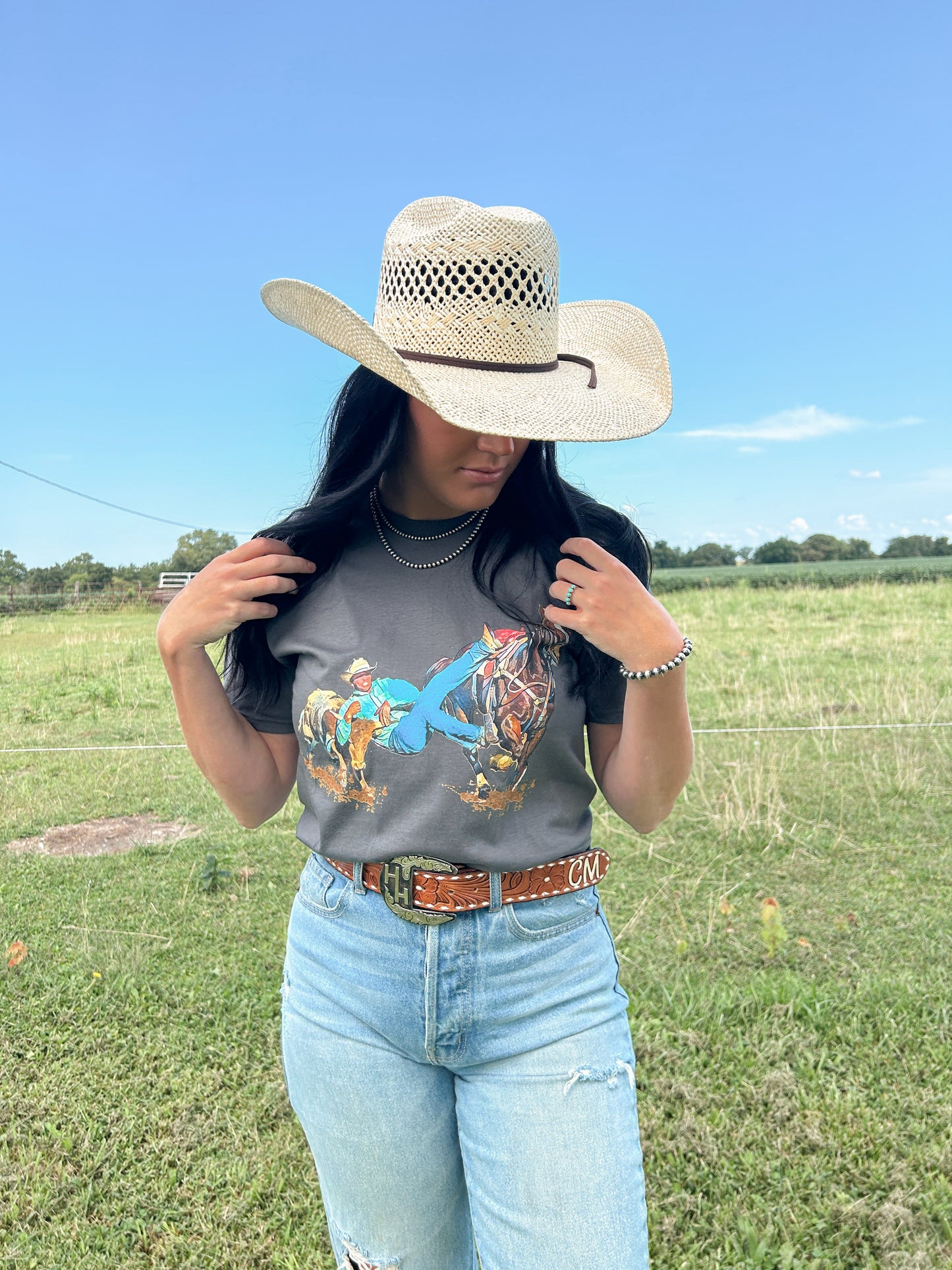 The Steer Wrestler Tee