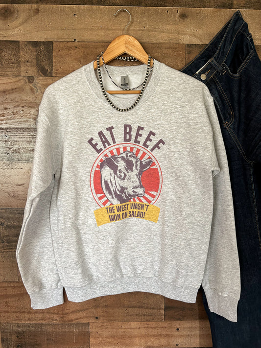The Vintage Eat Beef Crewneck