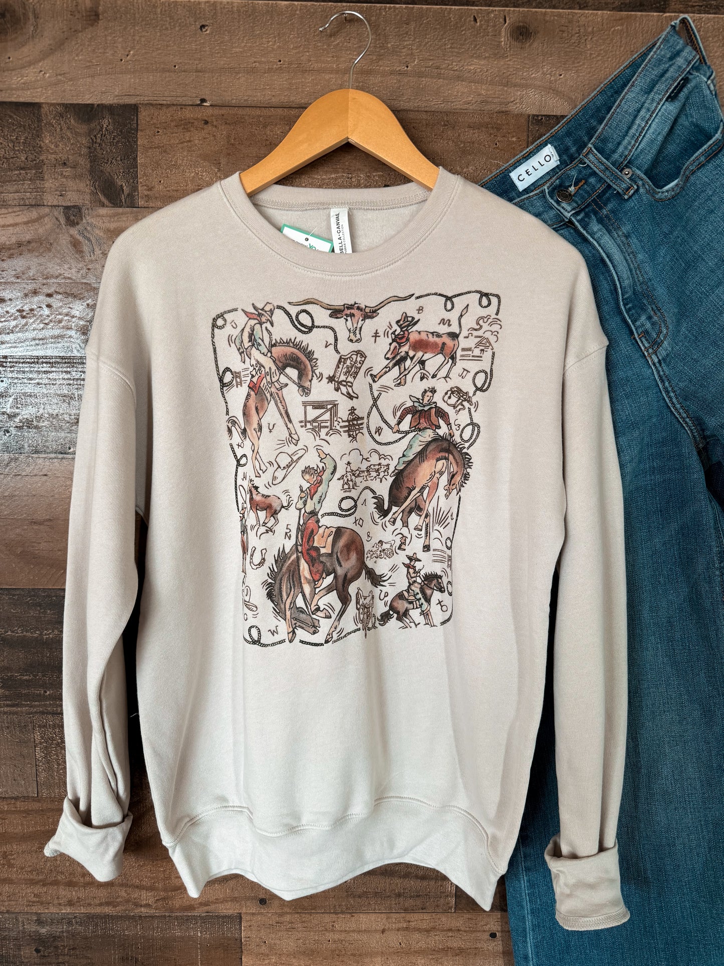 The Ride Em Crewneck