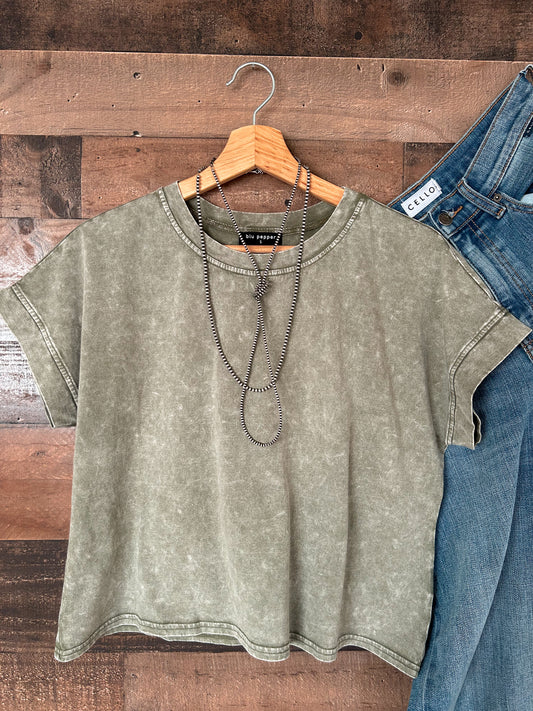 The Green Basic Tee