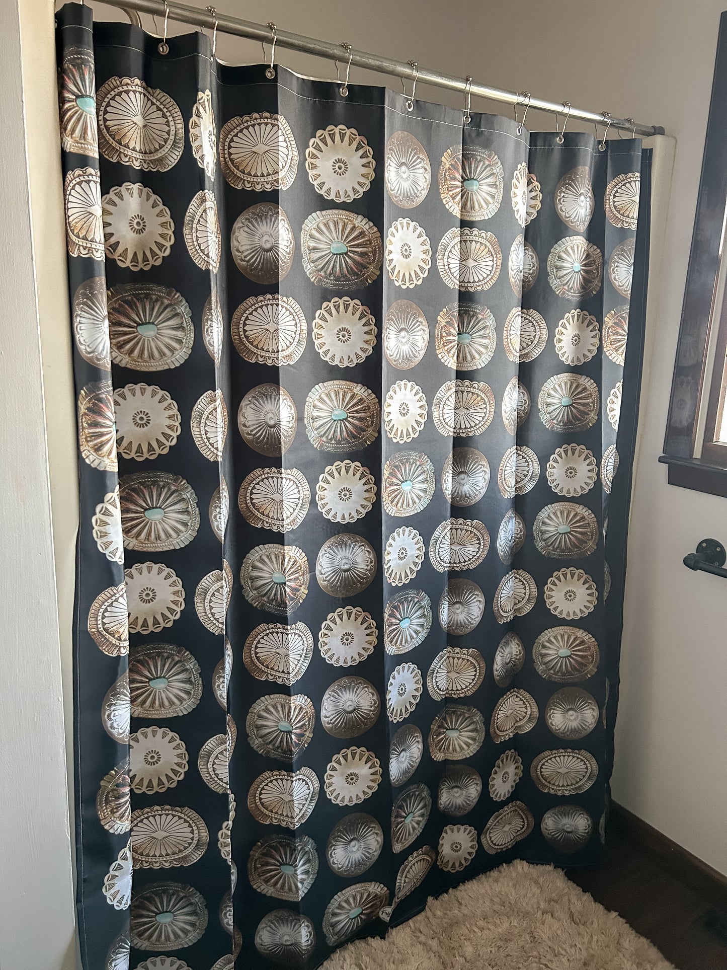 The Big Concho Shower Curtain