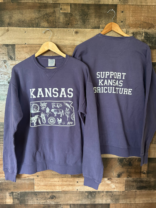 Support Kansas Agriculture Crewneck