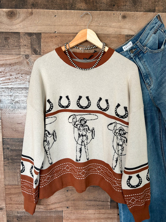 The Rootin’ Tootin’ Cowboy Sweater