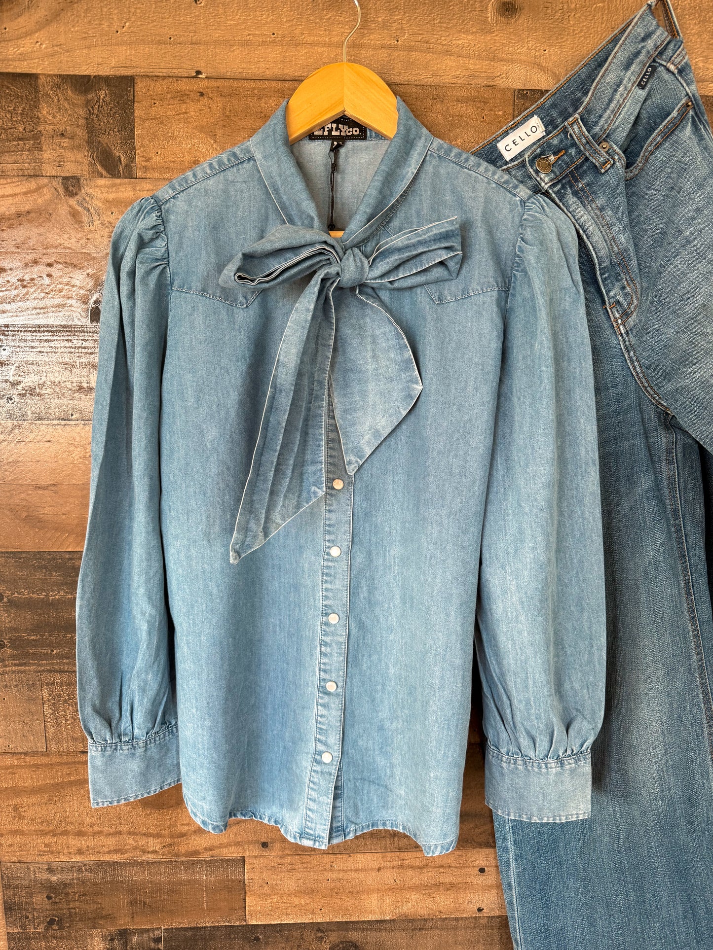 The Cowboy Blues Blouse