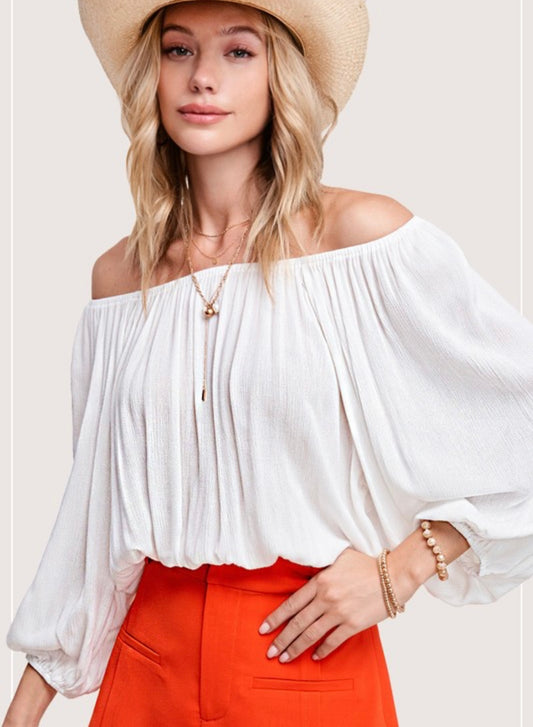 The Lainey off Shoulder Top