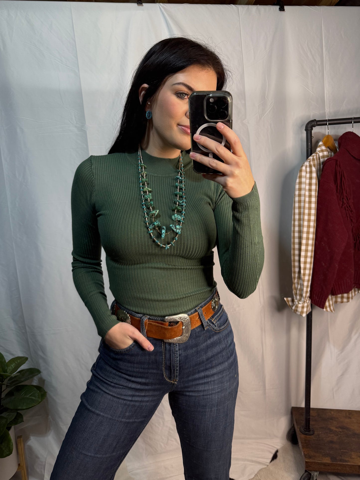 The Hunter Green Bodysuit