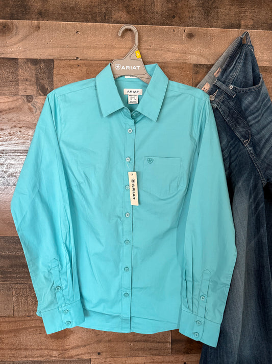 ARIAT: the Aqua Button Down