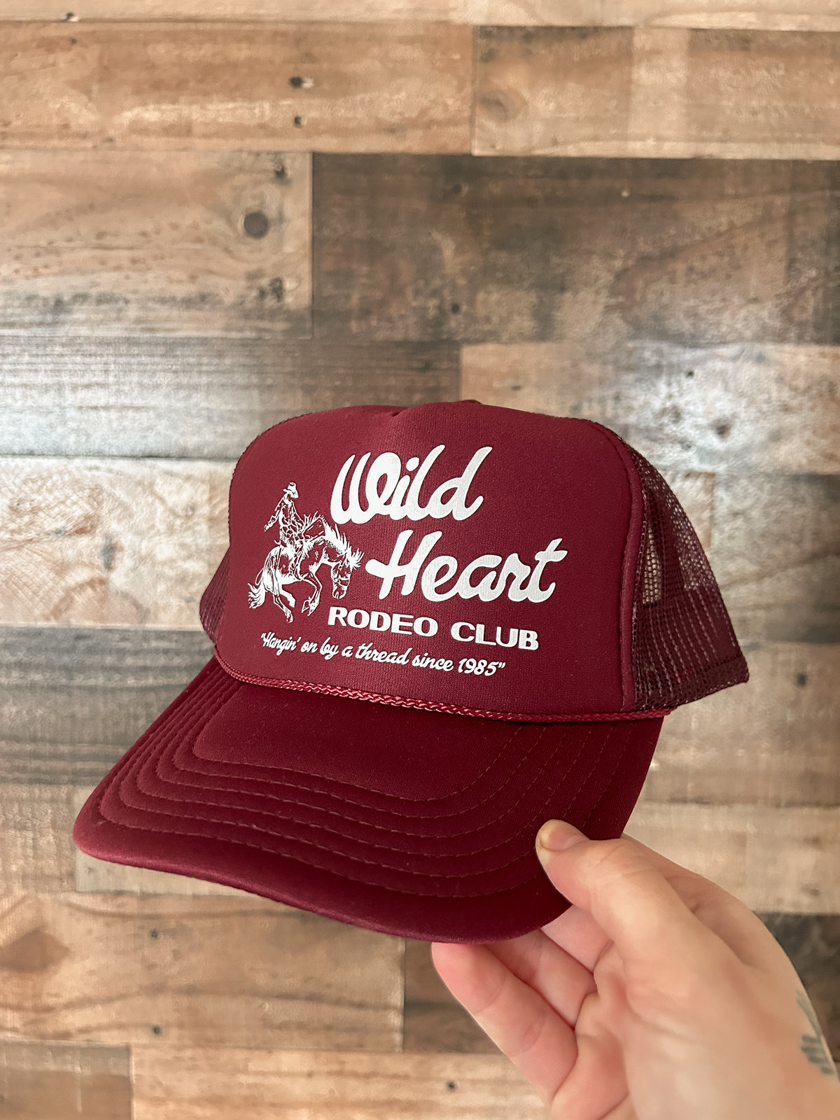 The Rodeo Club Hat in Maroon – Triple J Ranchwear