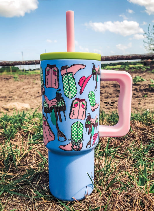 The Girly Western 24oz Tumbler