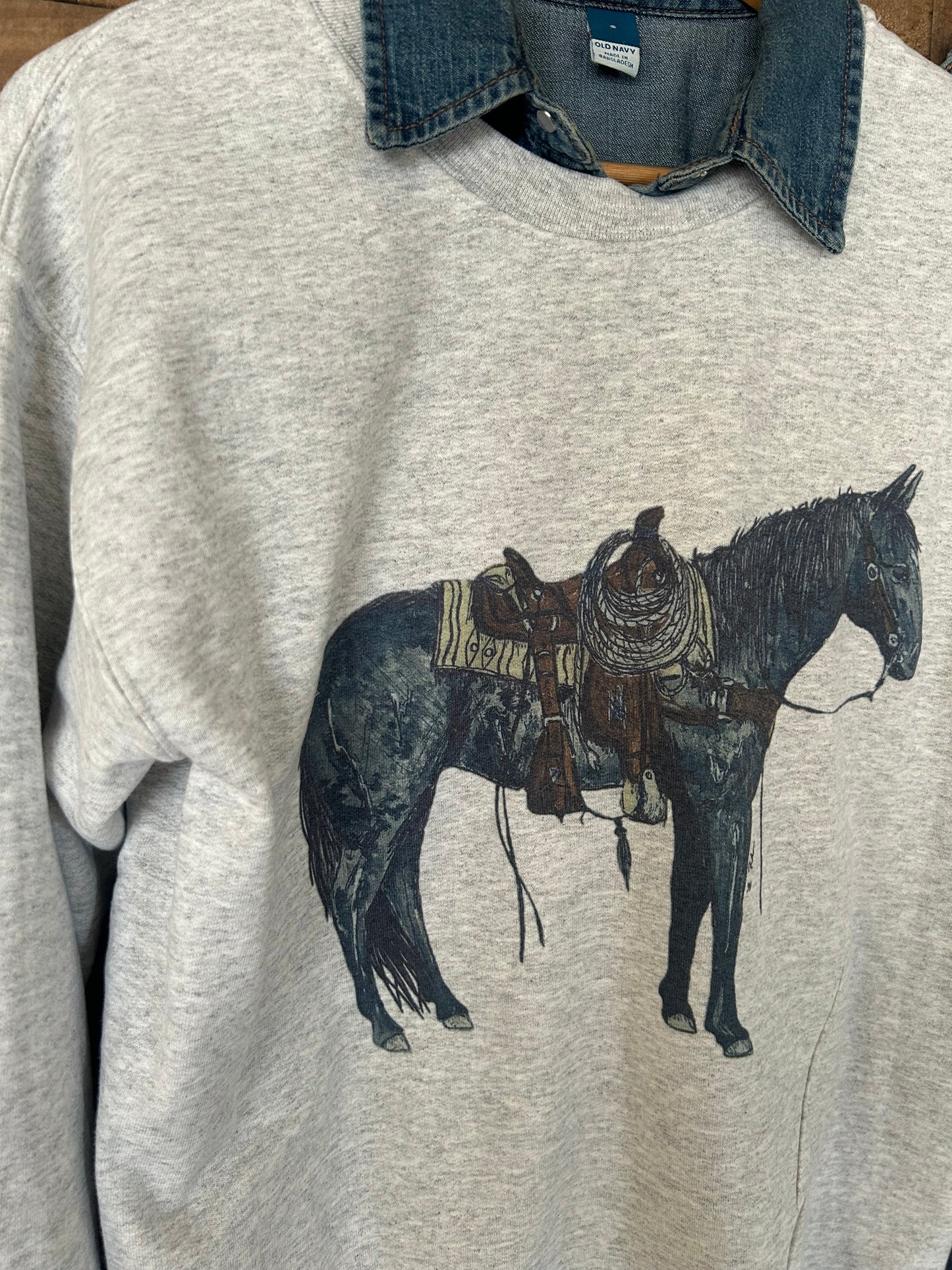 The Blue Roan Crewneck