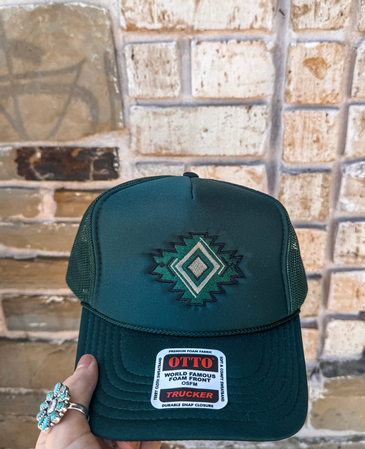 Aztec Hat Merch The Aztec Trucker Hat – Triple J Ranchwear