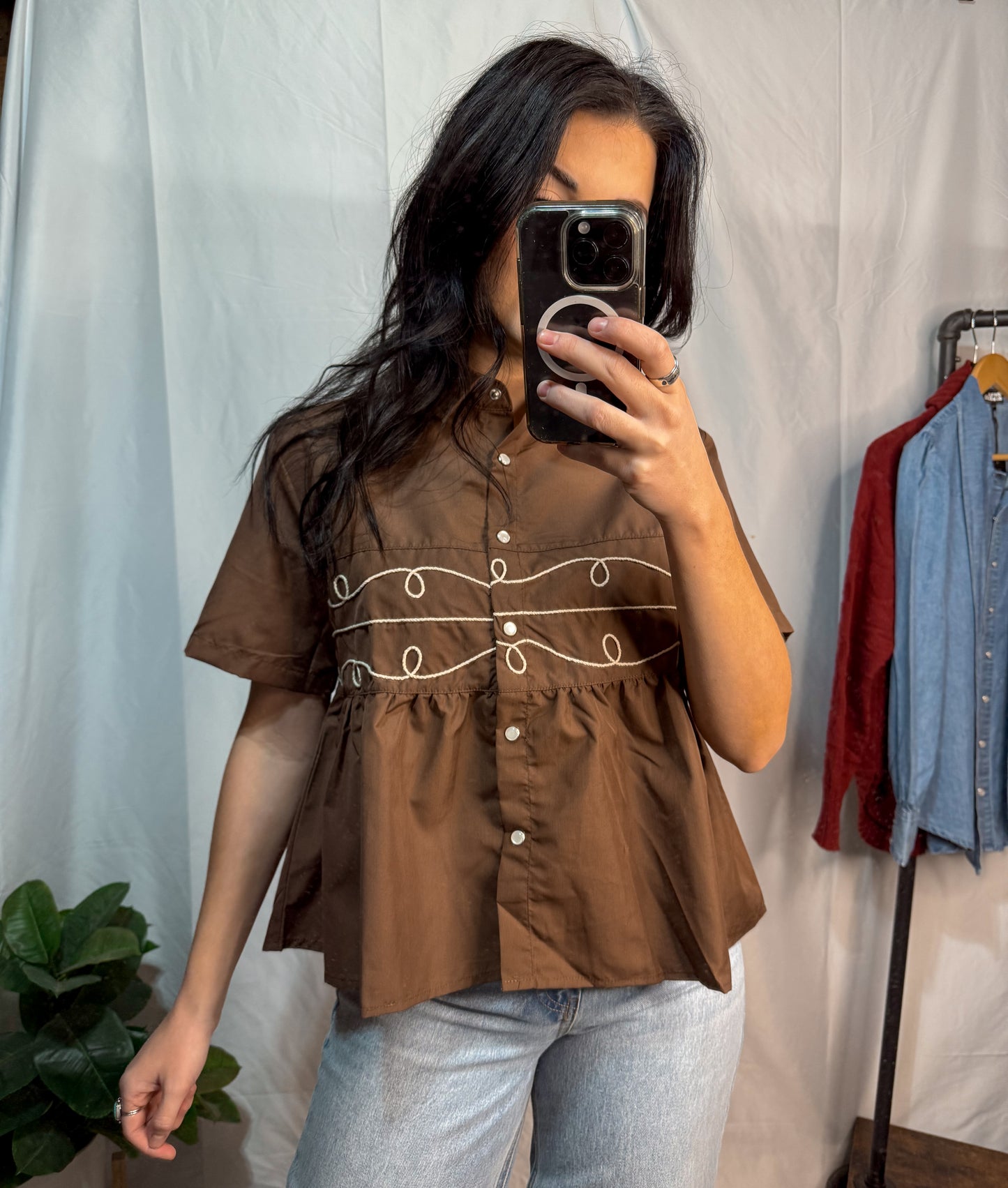 The Chocolate Loopty Blouse