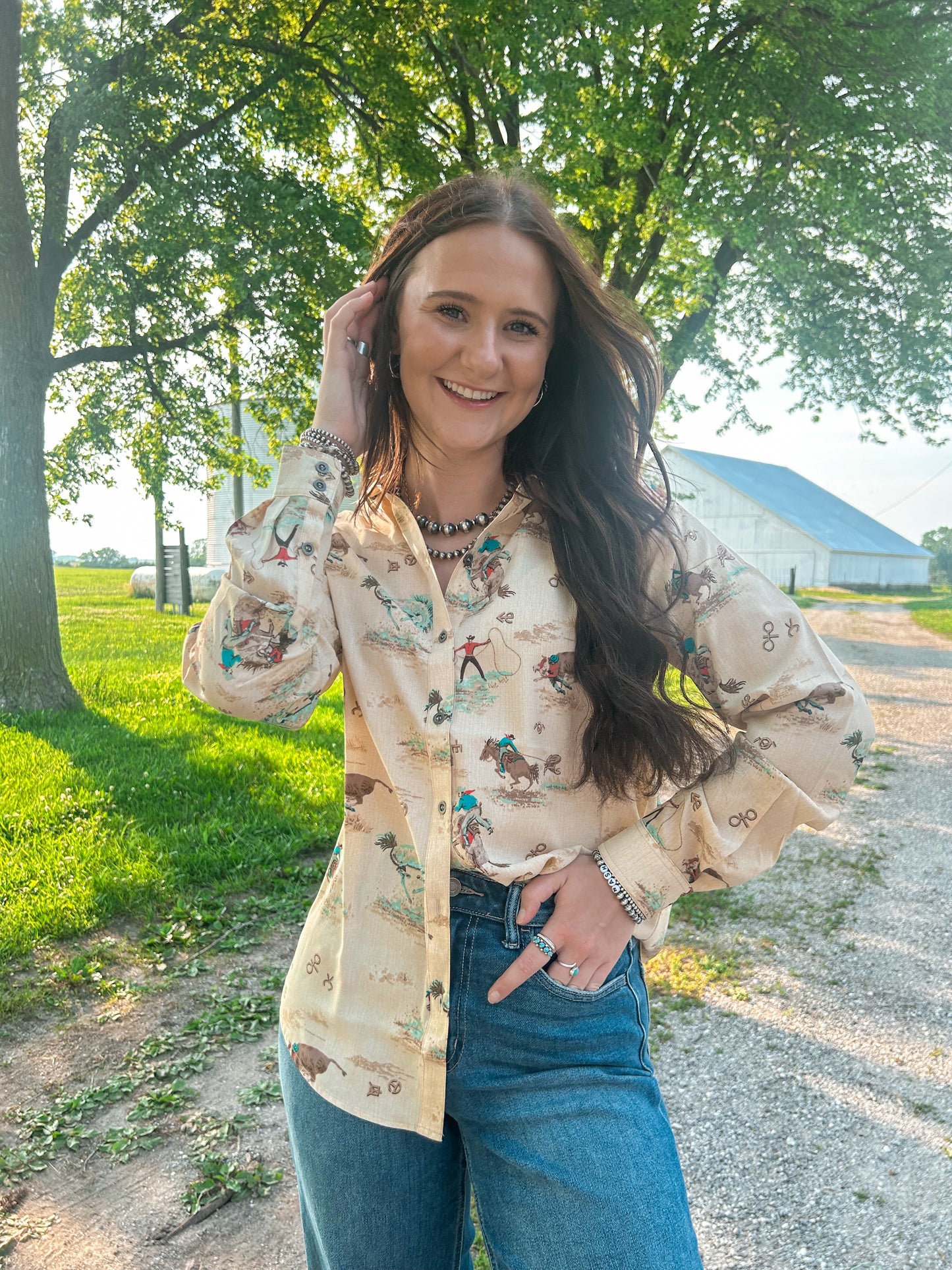 ARIAT: The Retro Ranch Button Down