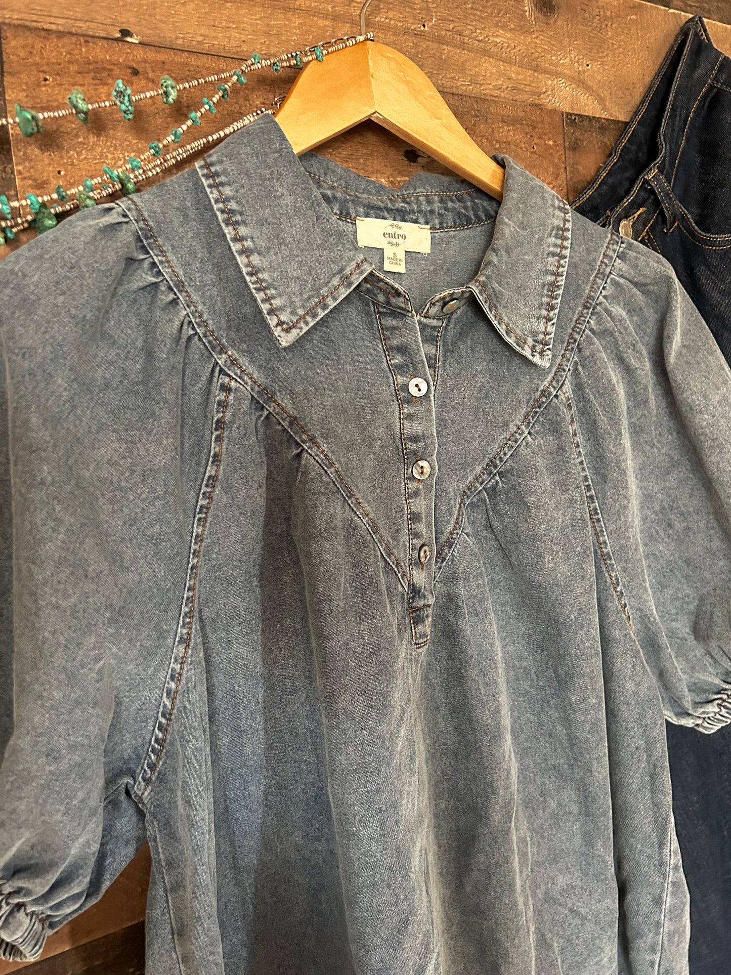 The Jackson Denim Top