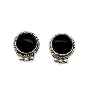 The Onyx Stud Earrings