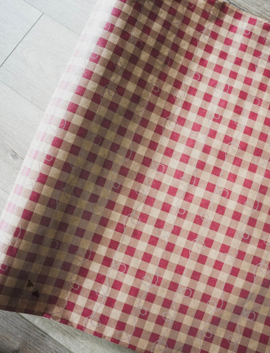 Gingham Rope Wrapping Paper