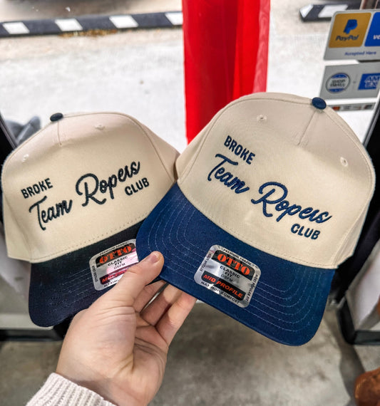 Broke Team Ropers Club Cap
