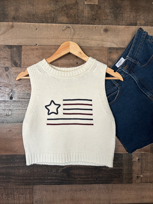 The Star Flag Knit Tank