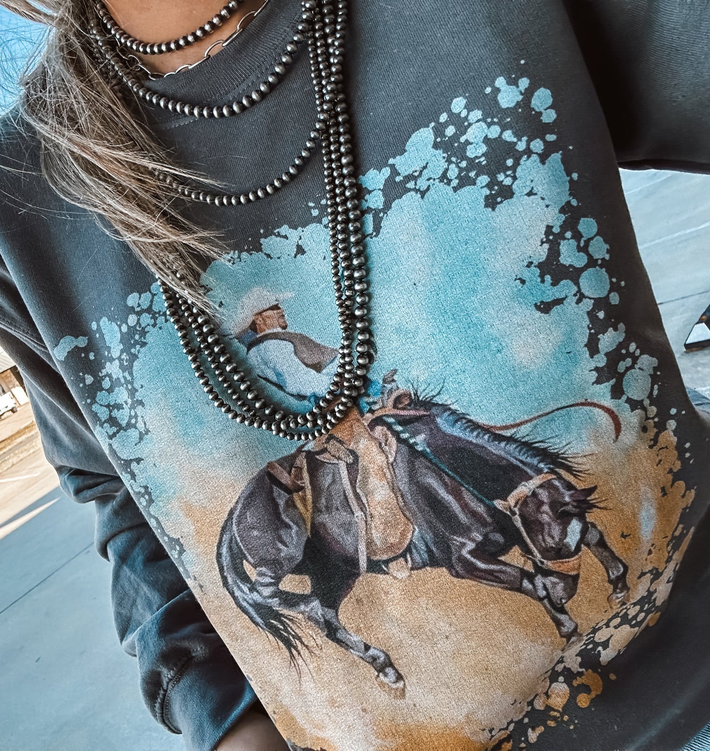The Sky Bronc Rider Sweatshirt